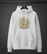 10x Gold & Black Hoodie White